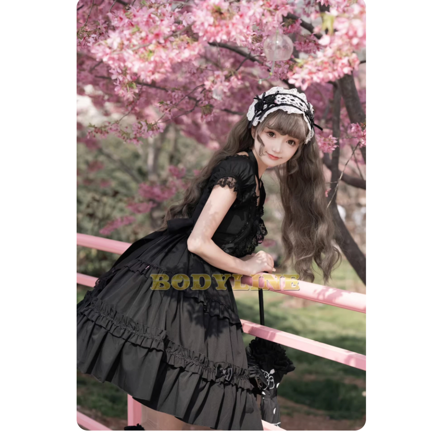 Bodyline lolita Black gothic dress