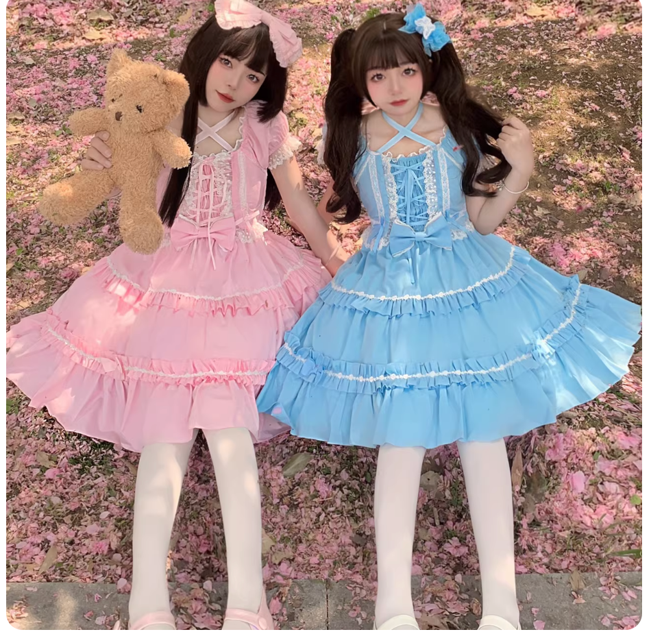 Bodyline lolita white colorful dress